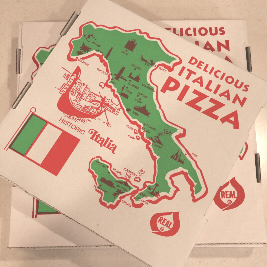 pizza boxes