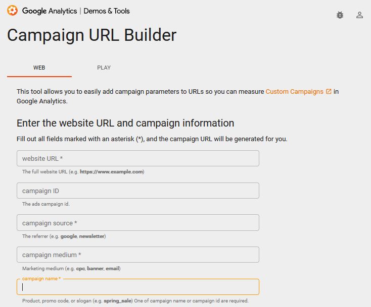 Google UTM Builder to Track Marketing Campaigns